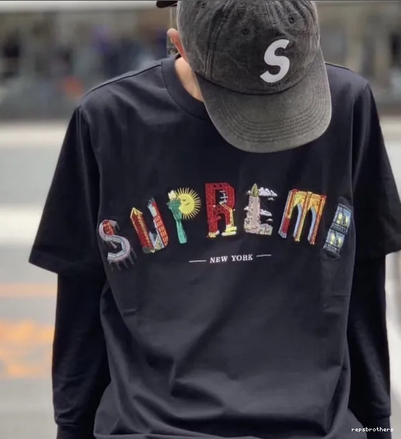 Short Black Logo City Embroidery Rainbow City Arc Tee Arc XL S M L sleeved T-shirt White and 19SS 0928